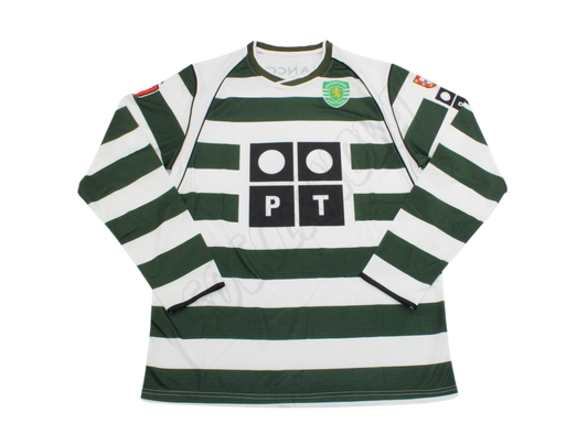 Maillot Domicile Manches Longues Sporting Lisbonne 2002/03