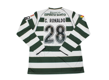Maillot Domicile Manches Longues Sporting Lisbonne 2002/03