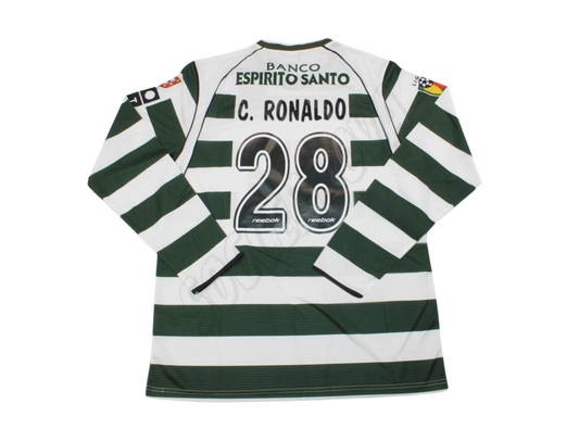 Maillot Domicile Manches Longues Sporting Lisbonne 2002/03