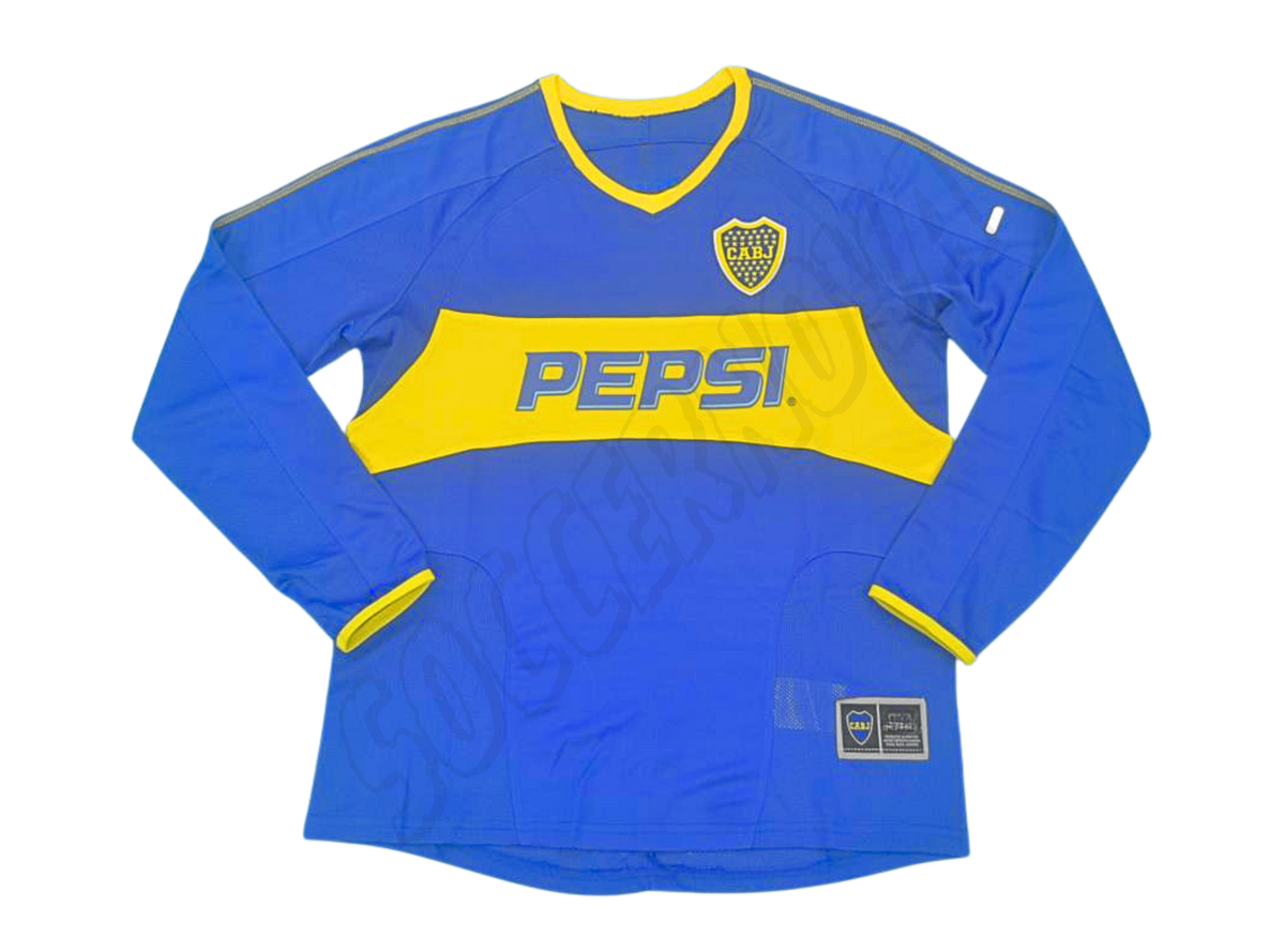 Camiseta Local Manga Larga Boca Juniors 2003/04