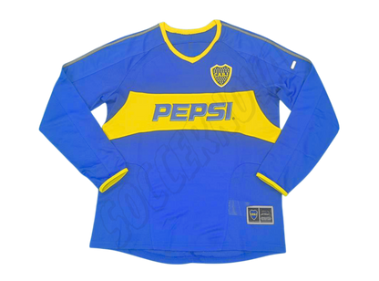 Camiseta Local Manga Larga Boca Juniors 2003/04