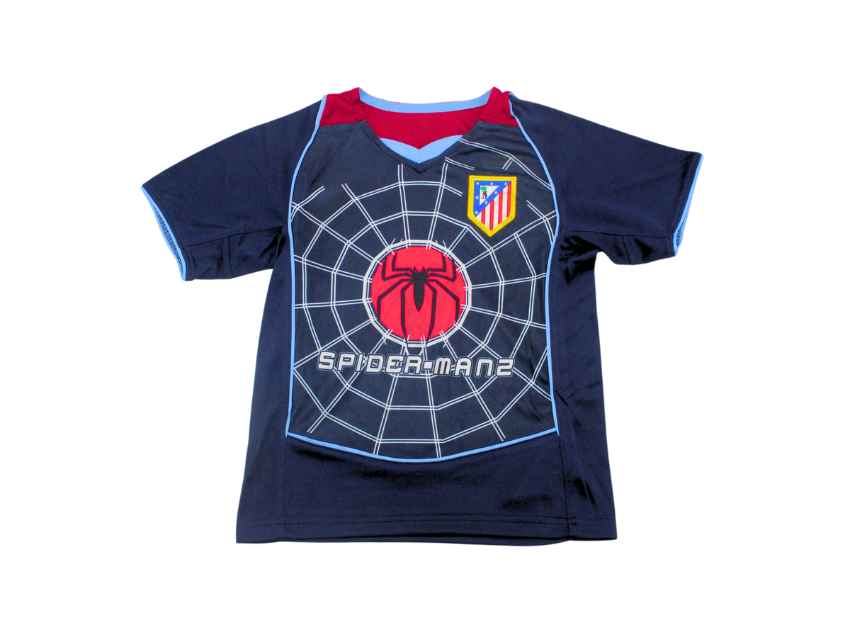 Equipación de visitante para niños del Atlético de Madrid 2004/05