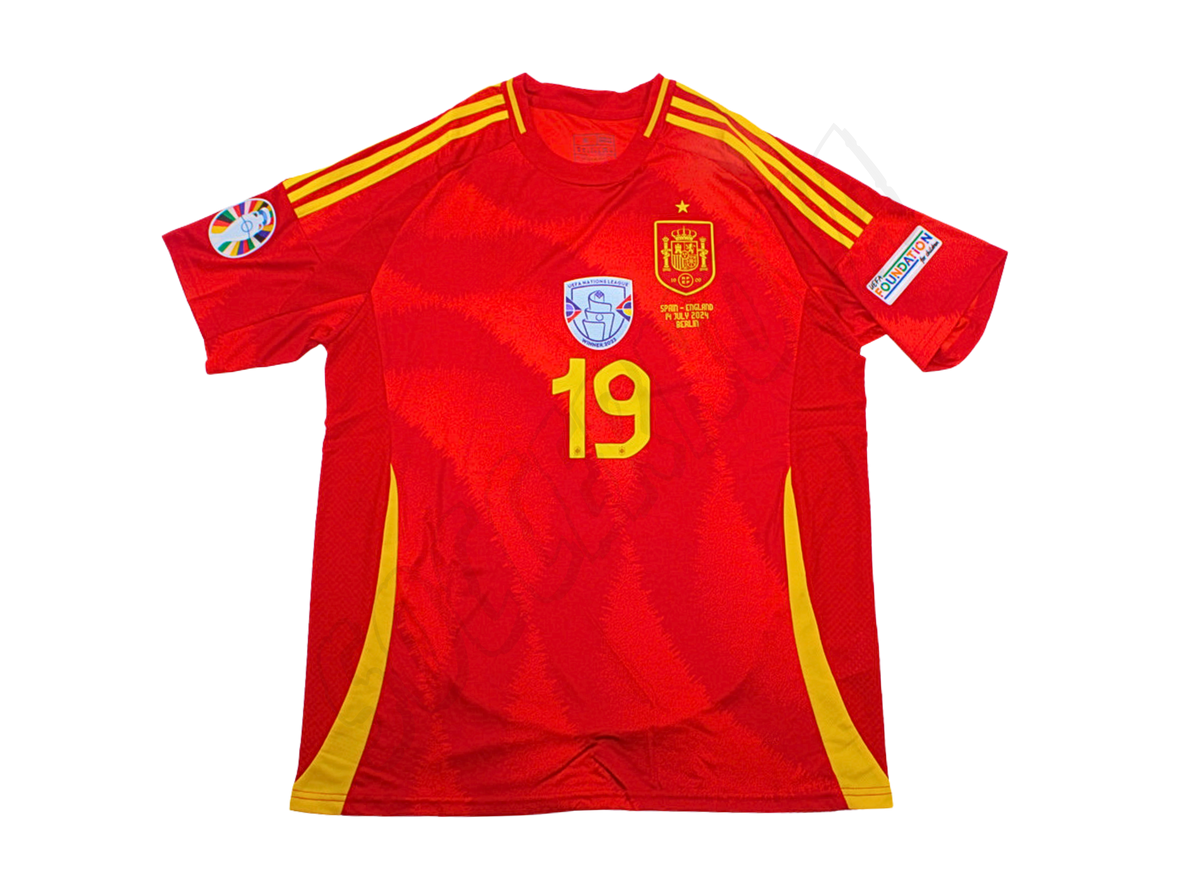 España Camiseta de la Primera Equipación Final Euros 2023/24