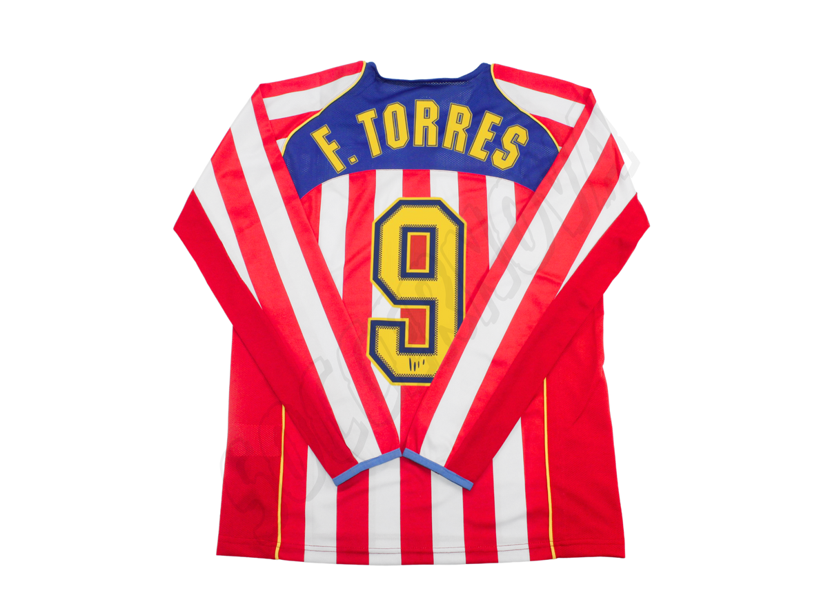 Atletico Madrid 2004/05 Long Sleeves Home Shirt