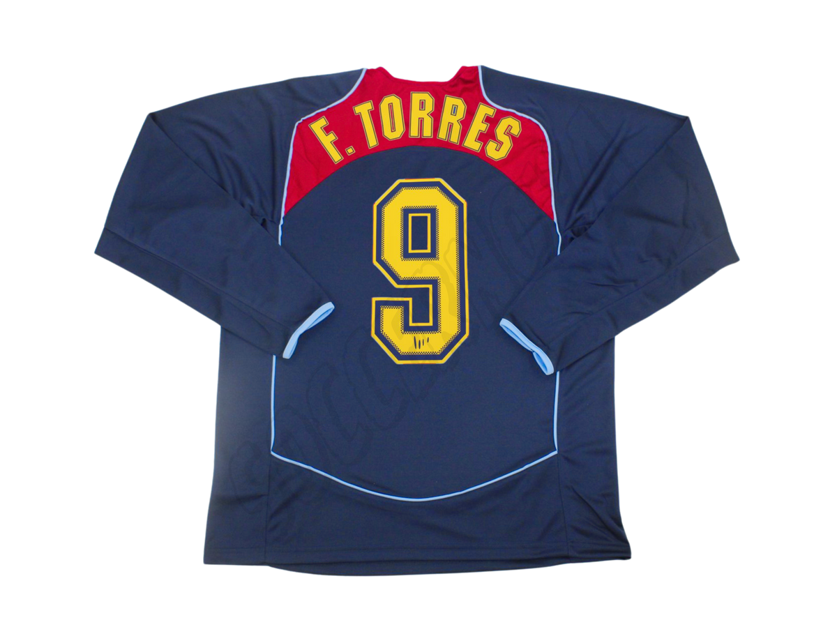 Camiseta de Visitante del Atlético de Madrid 2004/05 de Manga Larga