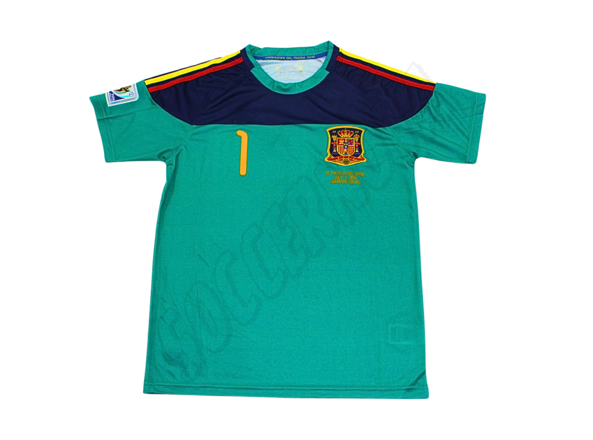 España 2010/11 Camiseta de portero de la Final de la Copa del Mundo