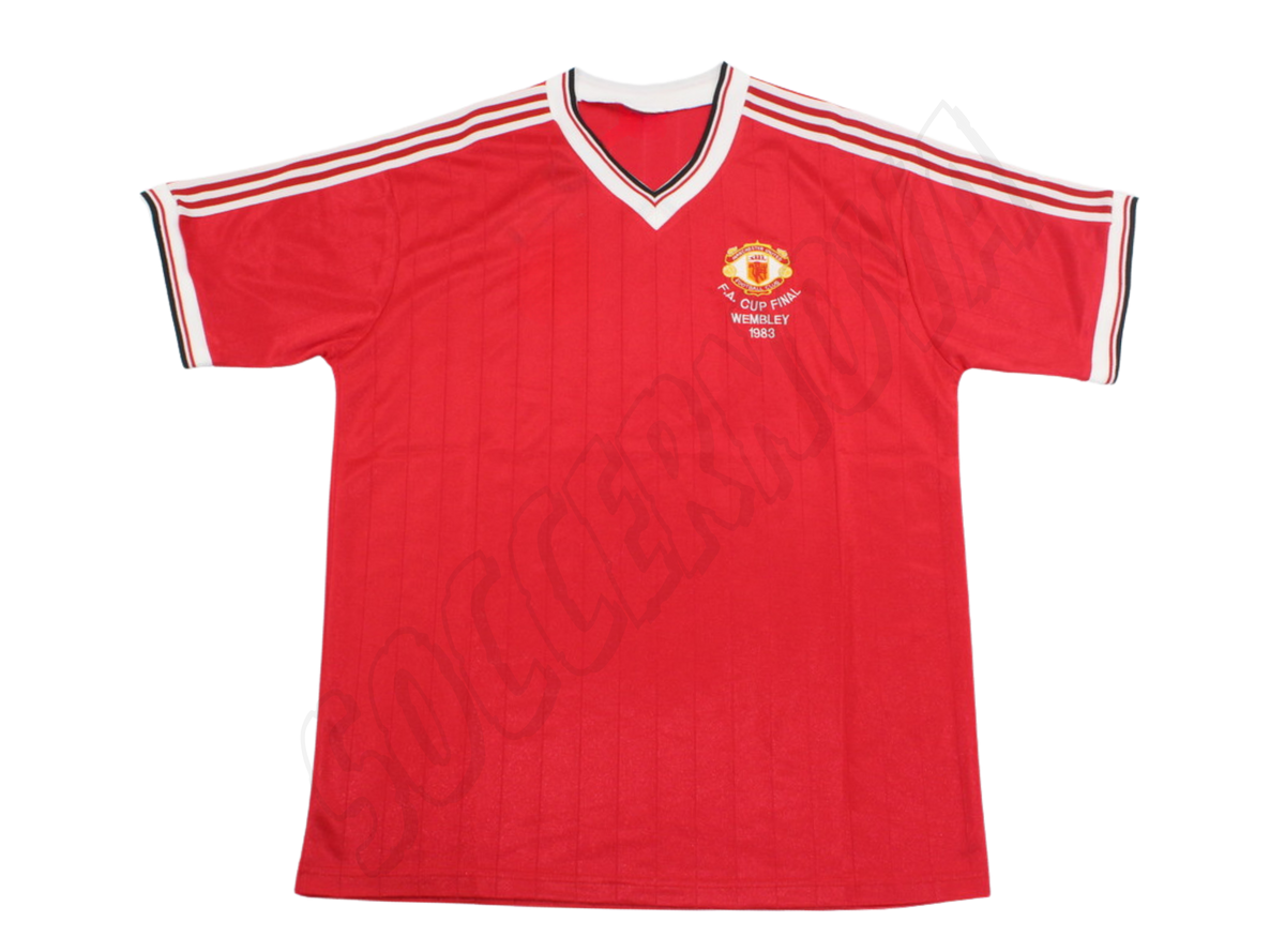 Maillot Domicile Manchester United Finale FA Cup 1983