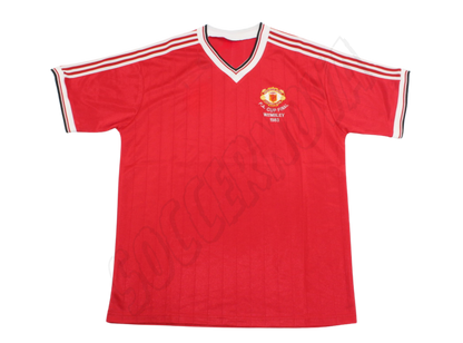 Maillot Domicile Manchester United Finale FA Cup 1983