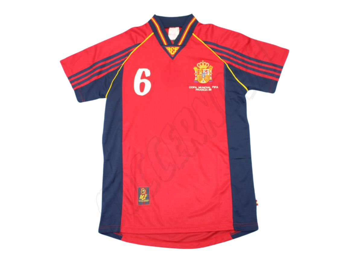 Camiseta Mundial de España 1998/00 Local