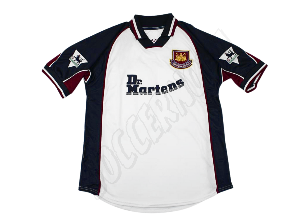 Camiseta visitante del West Ham United 1999/01