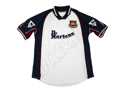 Camiseta visitante del West Ham United 1999/01