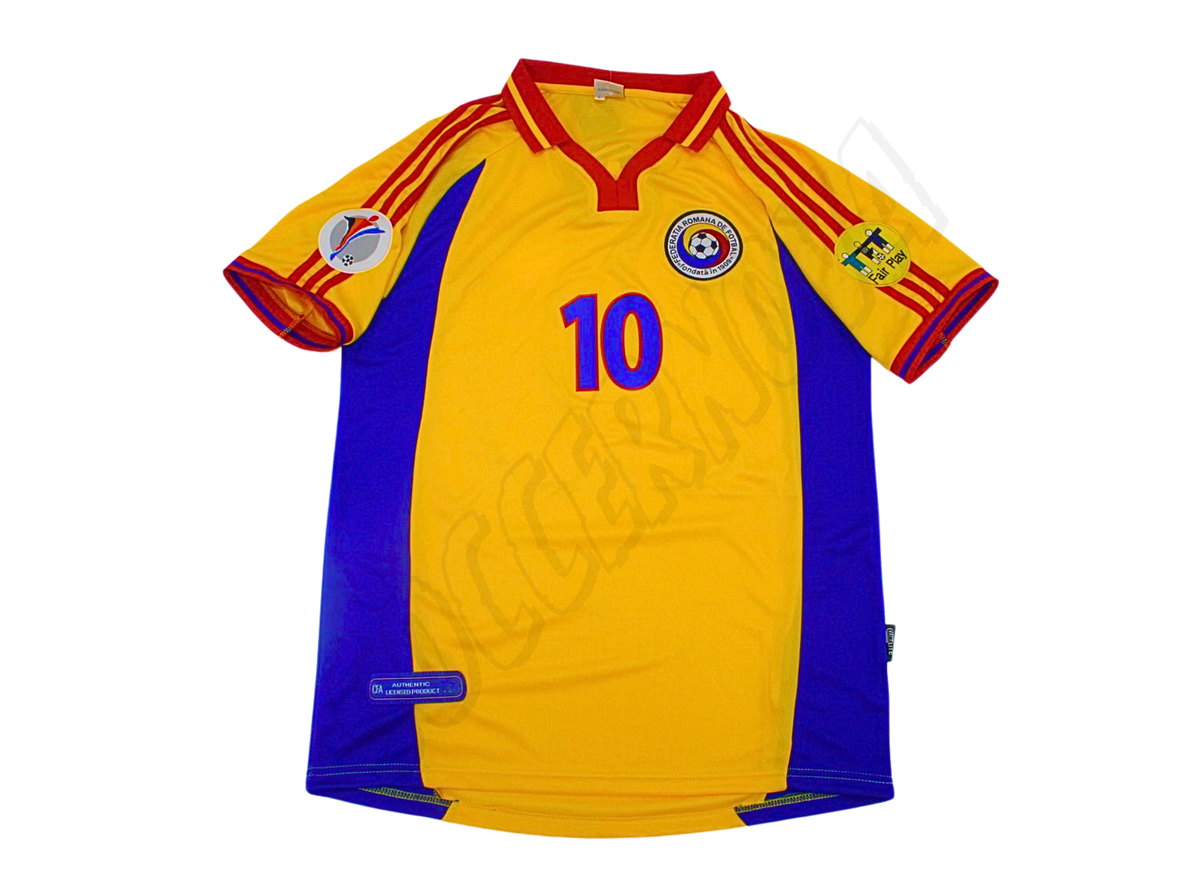 Maillot domicile Roumanie 2000/02