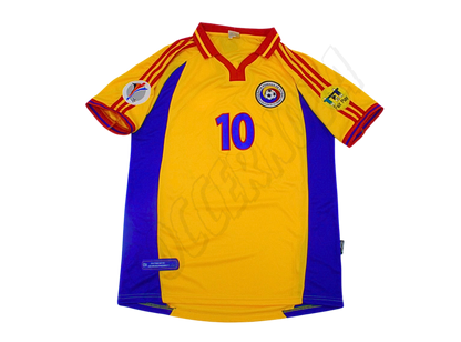 Maillot domicile Roumanie 2000/02