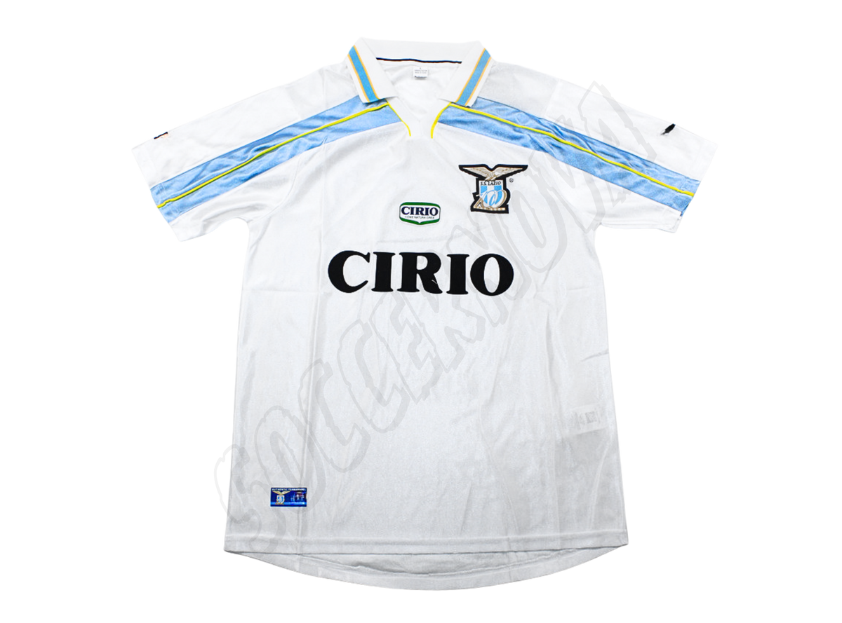 Camiseta local del centenario de la Lazio 1999/00