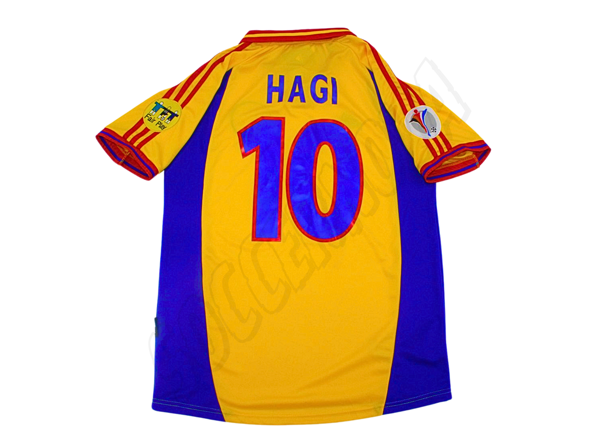 Maillot domicile Roumanie 2000/02