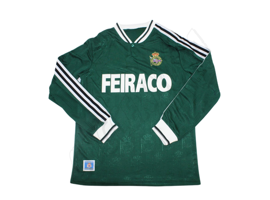 Camiseta de visitante de manga larga del Deportivo de La Coruña 1998/00