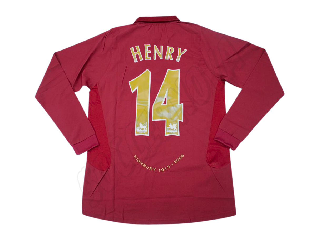 Arsenal 2005/06 Long Sleeves Home Shirt