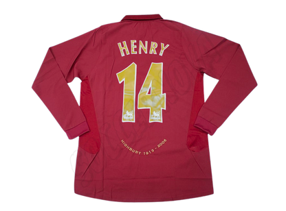 Arsenal 2005/06 Long Sleeves Home Shirt