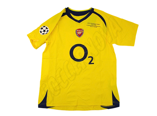 Camiseta de visitante de la final de la UCL del Arsenal 2005/06