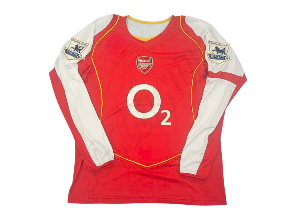 Camiseta Local Manga Larga Arsenal 2004/05