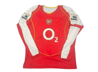 Camiseta Local Manga Larga Arsenal 2004/05
