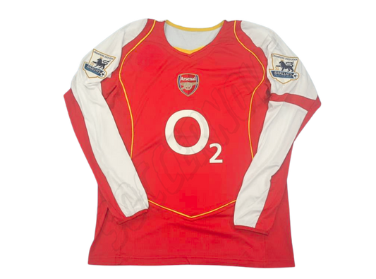 Camiseta Local Manga Larga Arsenal 2004/05