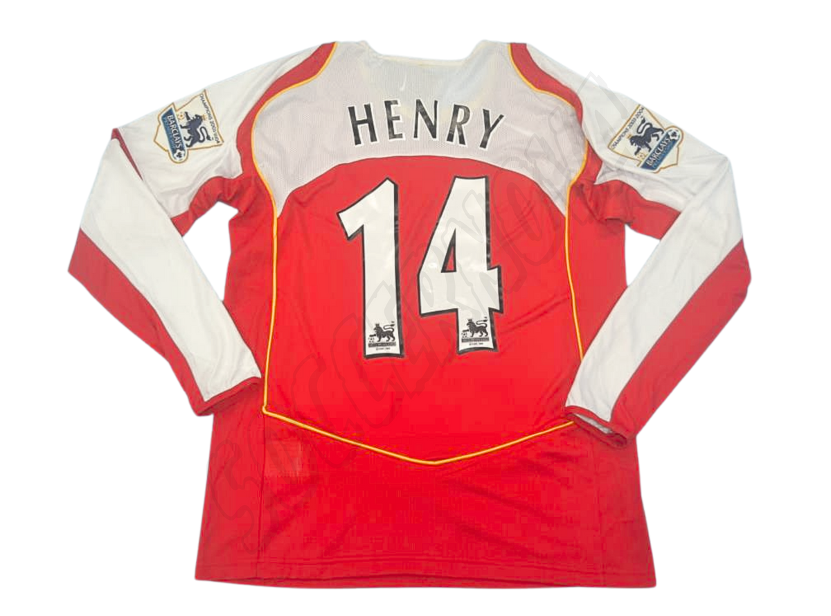Camiseta Local Manga Larga Arsenal 2004/05