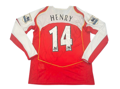 Camiseta Local Manga Larga Arsenal 2004/05
