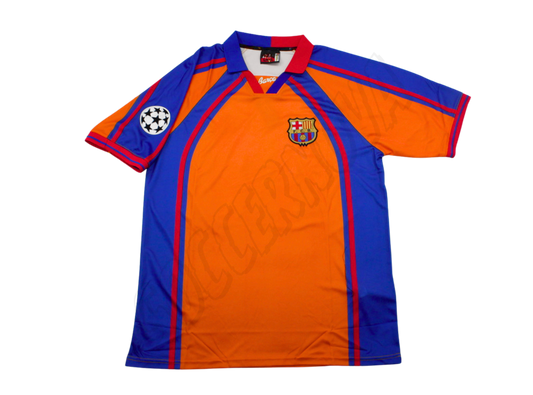 Maillot Extérieur Européen Barcelone 1997/98