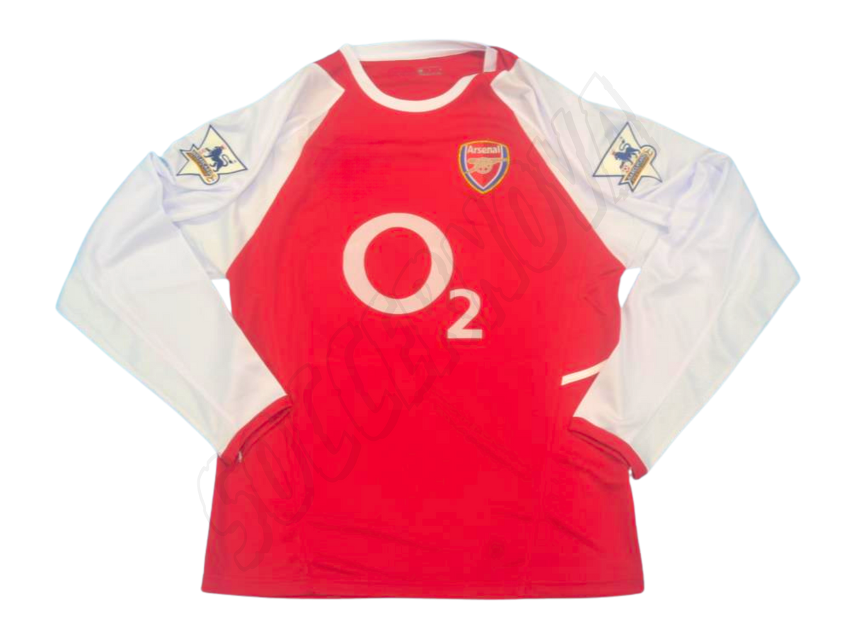 Arsenal 2002/04 Long Sleeves Home Shirt