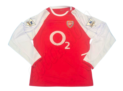 Arsenal 2002/04 Long Sleeves Home Shirt