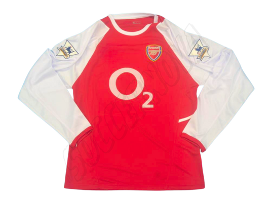 Arsenal 2002/04 Long Sleeves Home Shirt