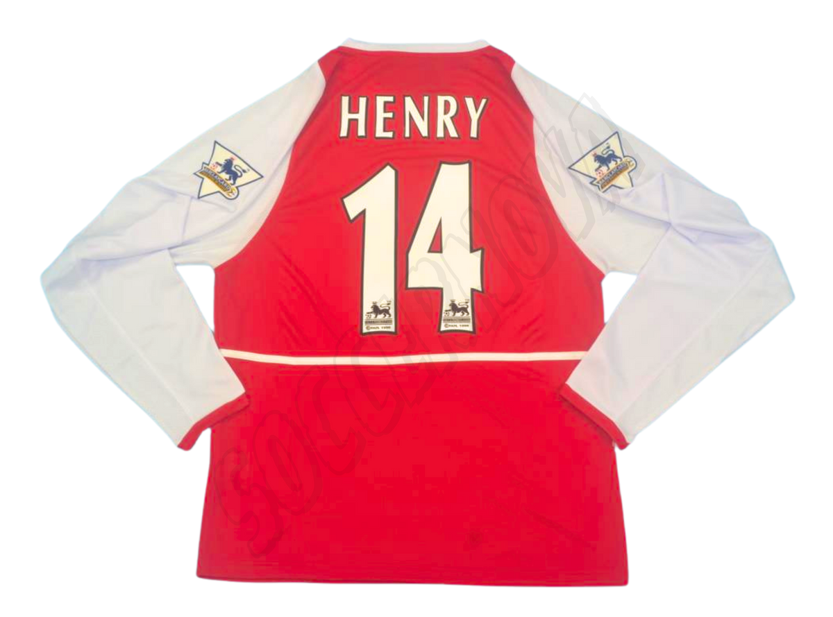 Arsenal 2002/04 Long Sleeves Home Shirt