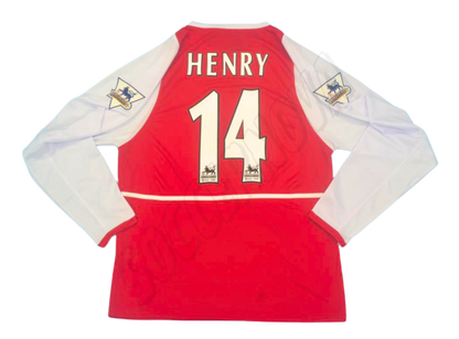 Arsenal 2002/04 Long Sleeves Home Shirt