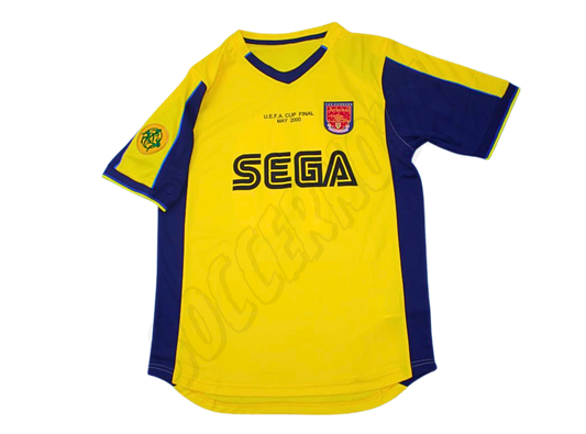 Camiseta de Visitante del Arsenal Final Copa UEFA 2000/01