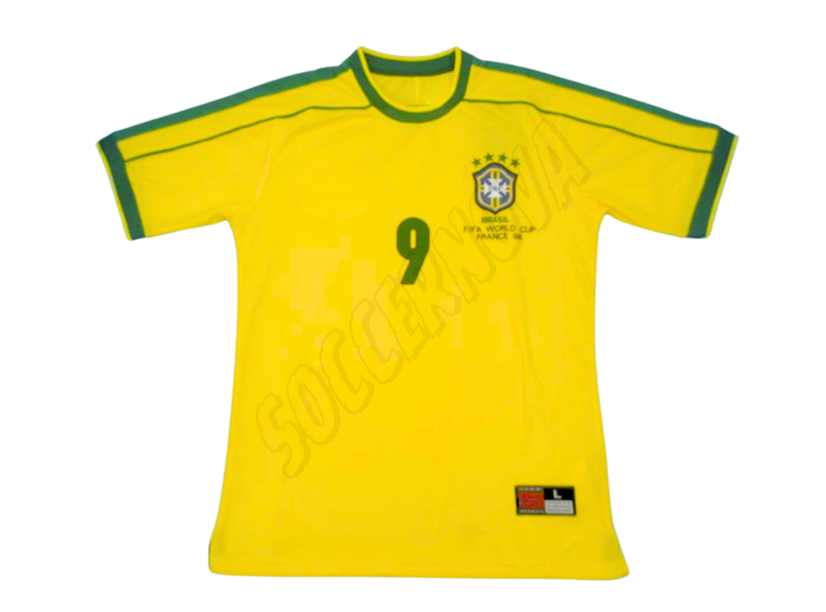 Camiseta de la primera equipación de Brasil 1998/00