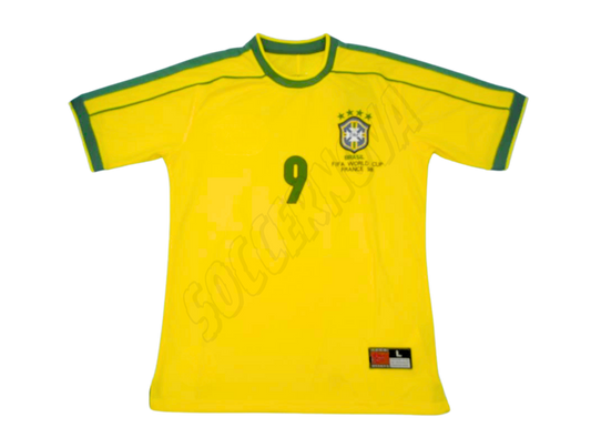 Camiseta de la primera equipación de Brasil 1998/00