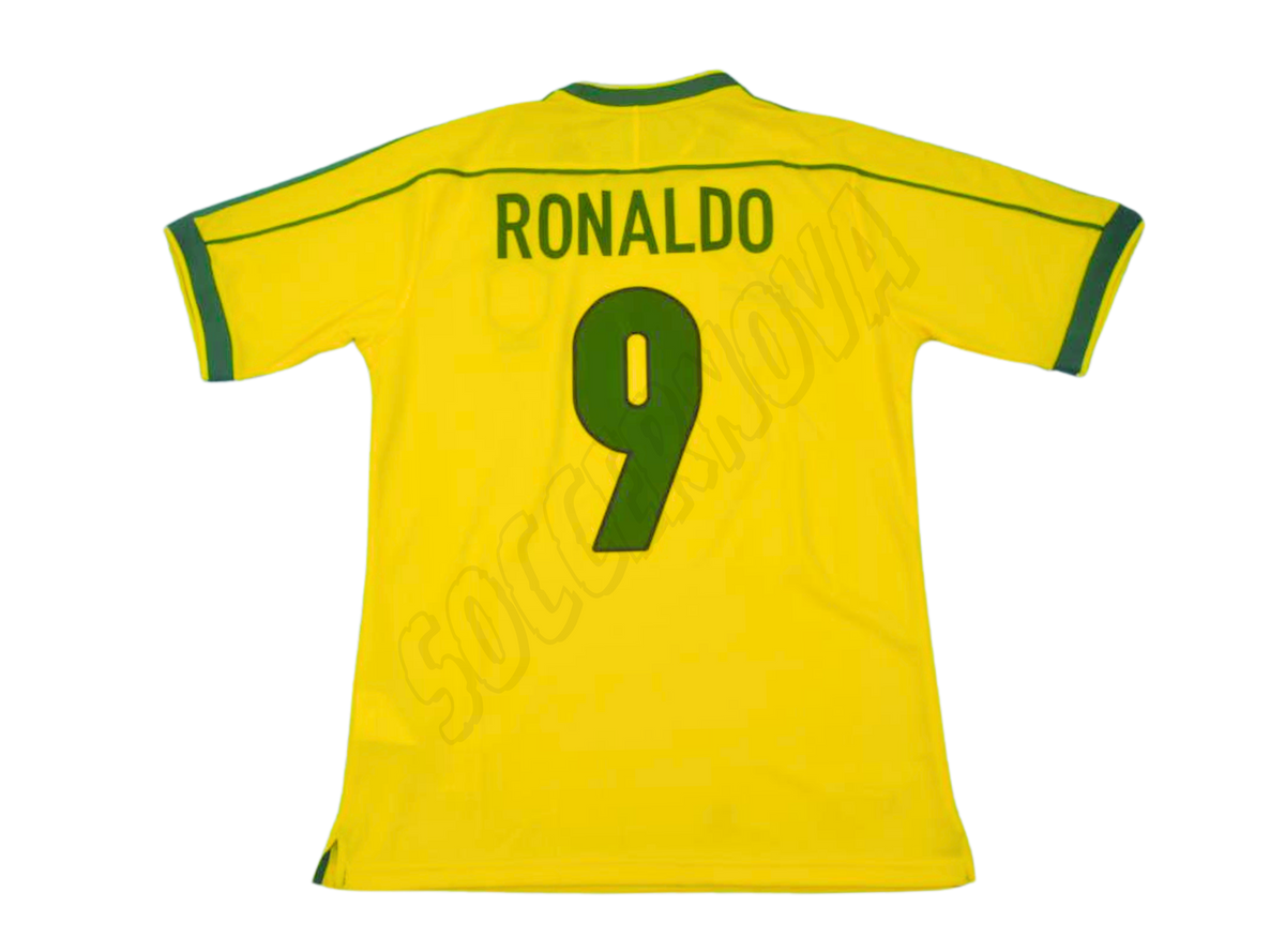 Camiseta de la primera equipación de Brasil 1998/00