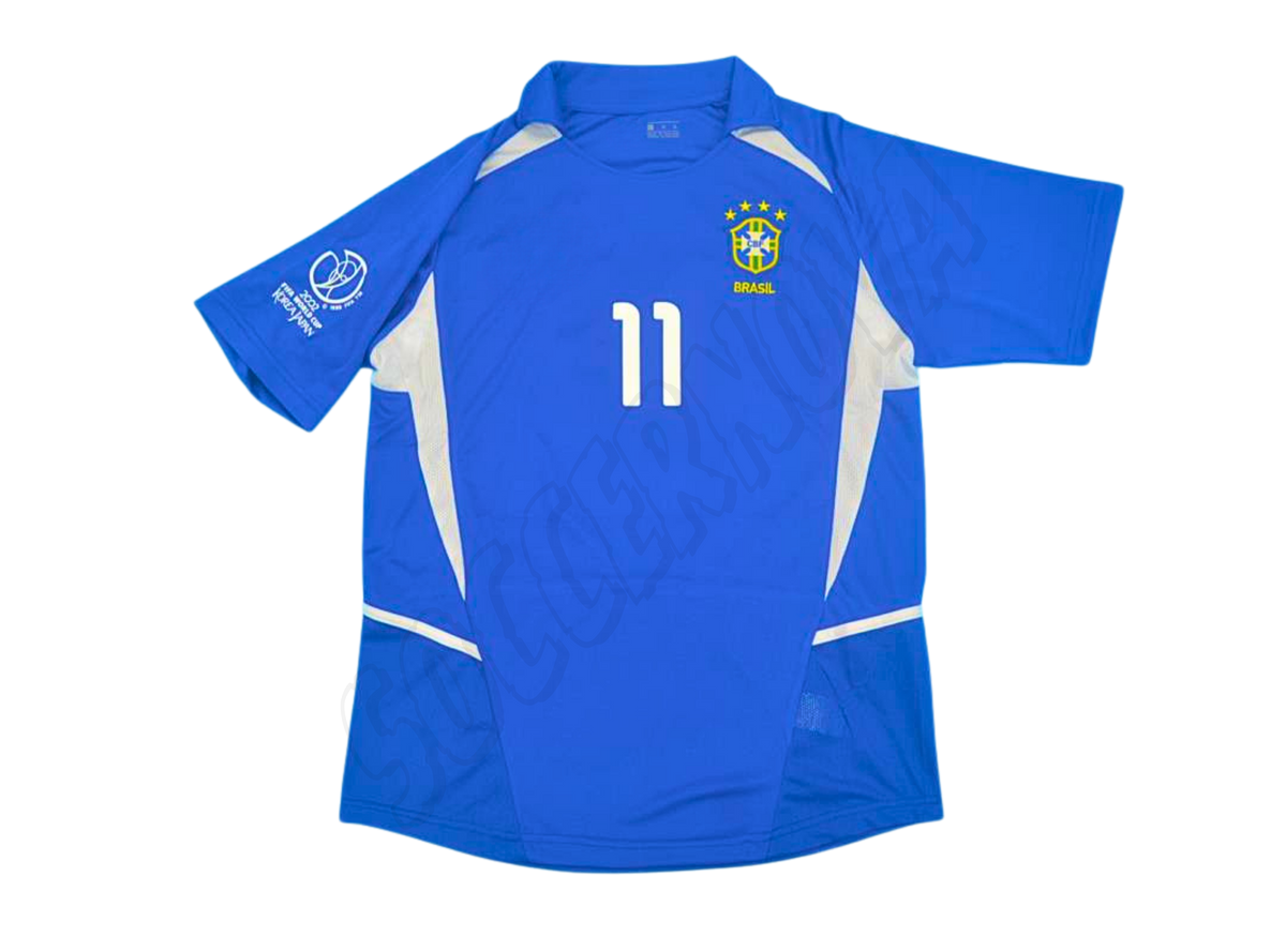 Camiseta de visitante de Brasil 2002/04