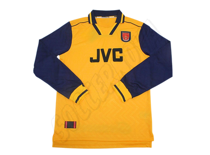 Camiseta de la segunda equipación del Arsenal 1996/97 de manga larga