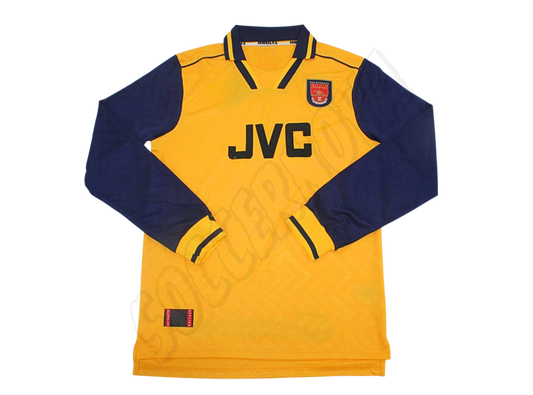 Camiseta de la segunda equipación del Arsenal 1996/97 de manga larga
