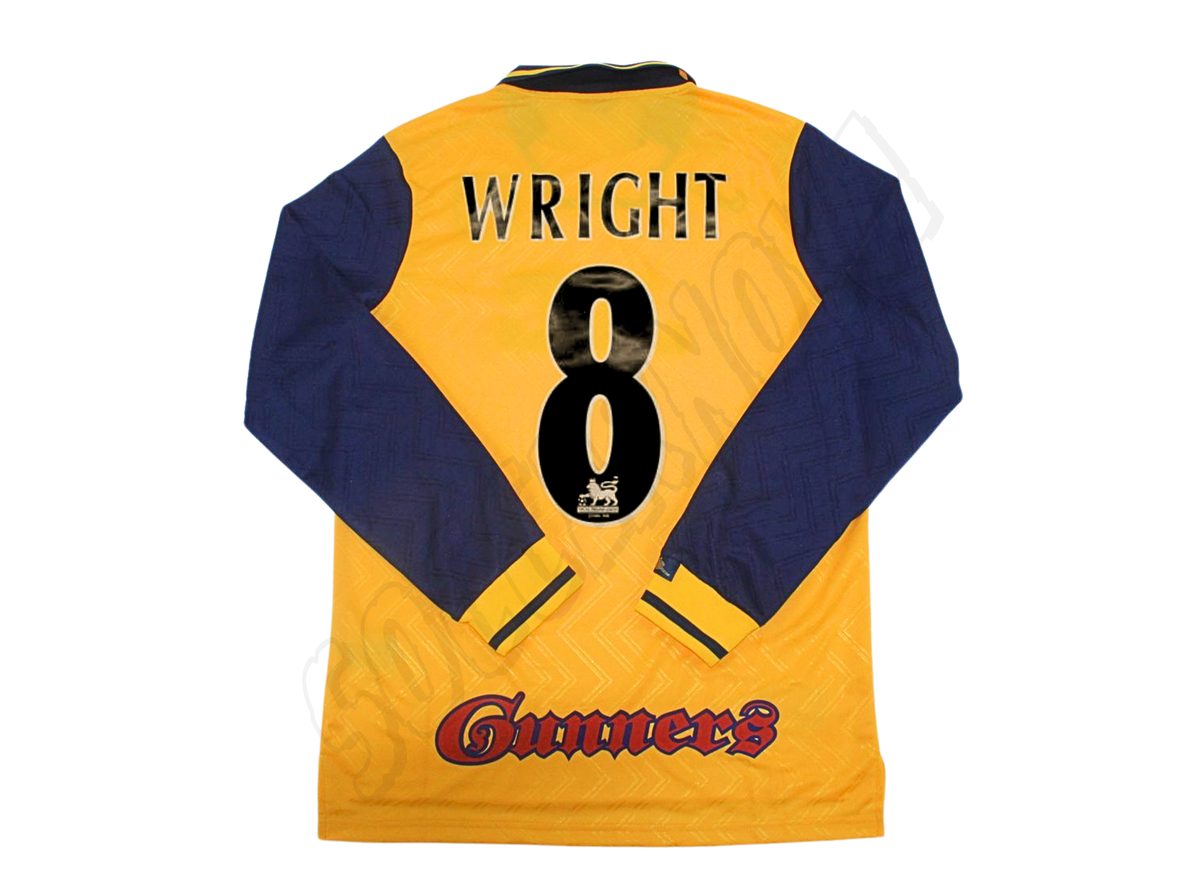 Camiseta de la segunda equipación del Arsenal 1996/97 de manga larga