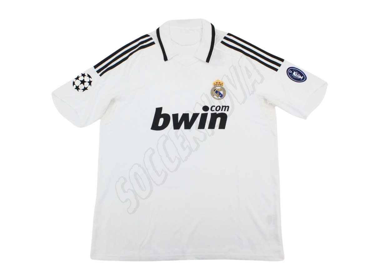 Maillot domicile du Real Madrid 2008/09