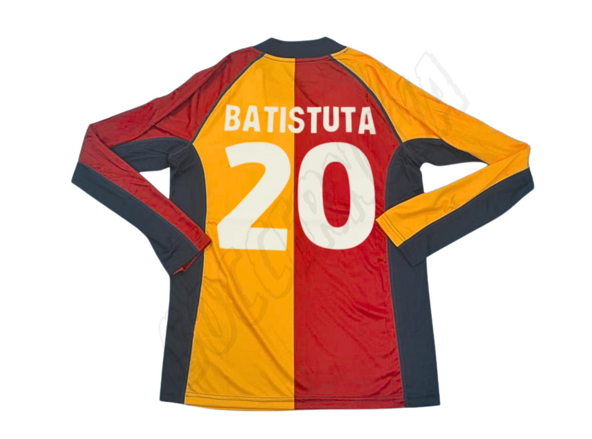 AS Roma 2001/02 UCL Long Sleeves Home Shirt