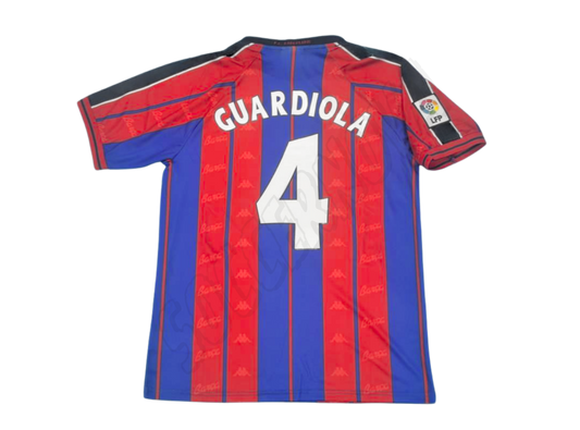 Camiseta de la primera equipación del Barcelona 1997/98