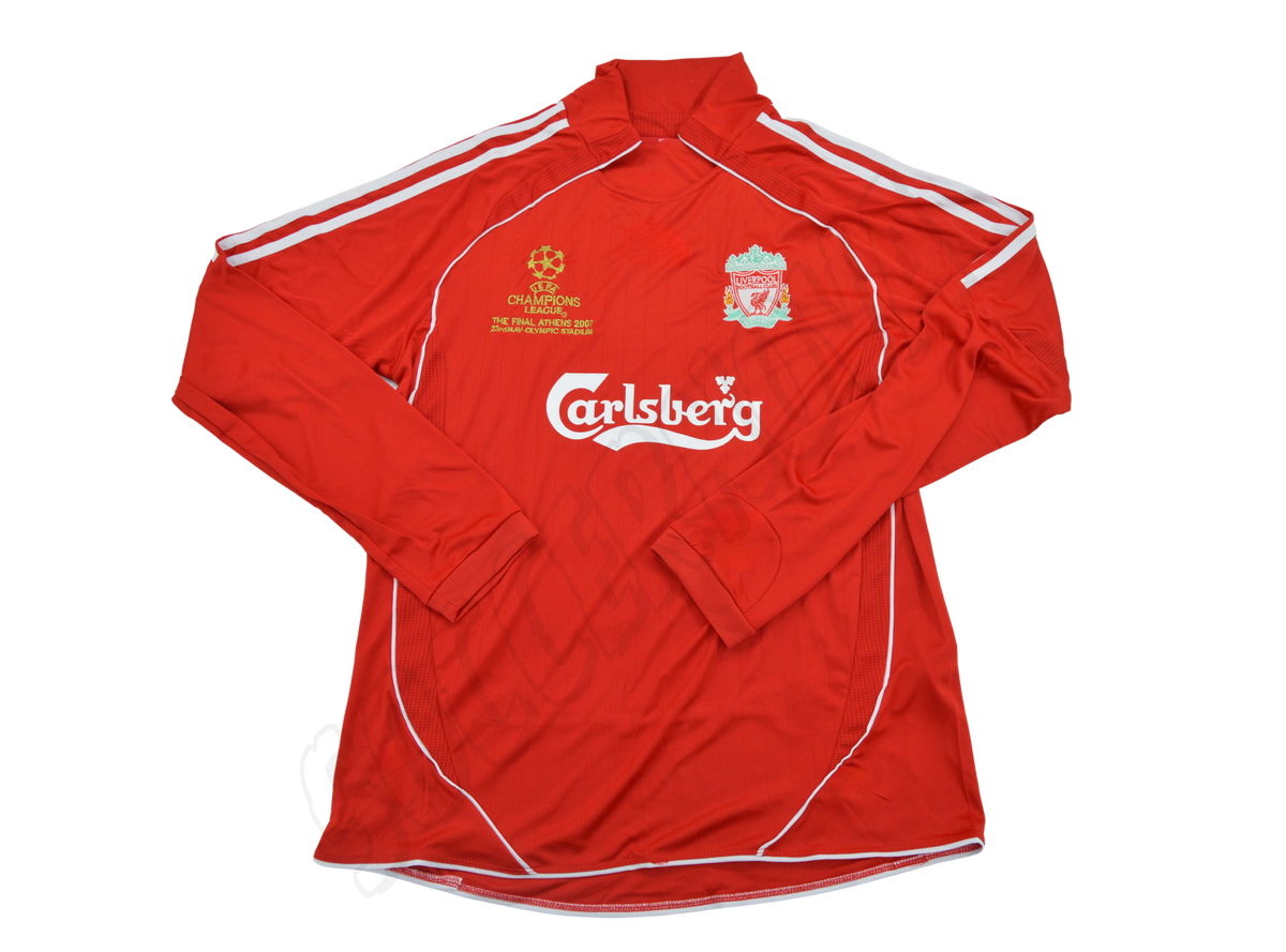 Camiseta local de manga larga del Liverpool FC 2006/07 para la final de la UCL