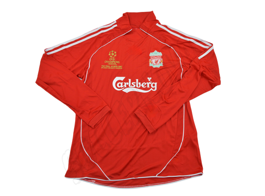 Camiseta local de manga larga del Liverpool FC 2006/07 para la final de la UCL