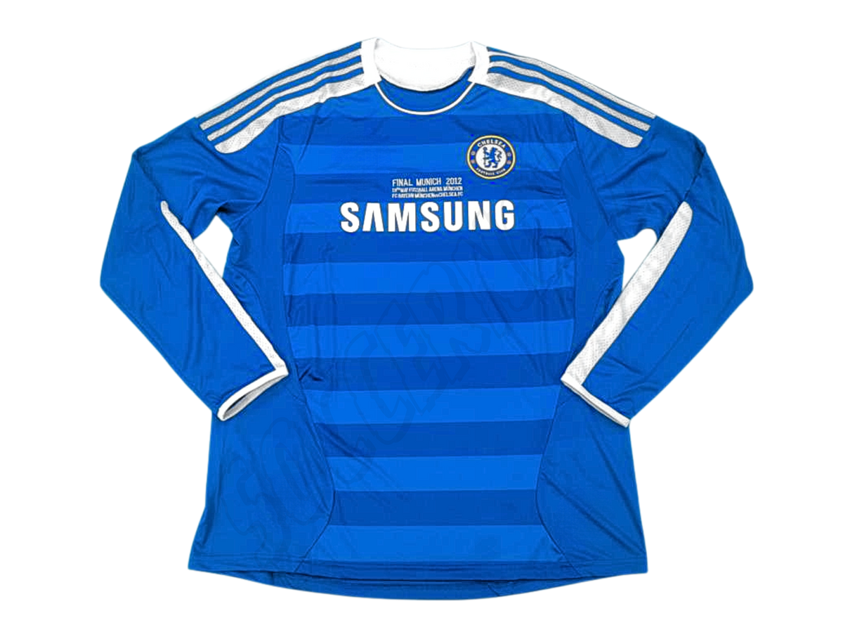 Camiseta de casa de manga larga del Chelsea FC de la final de la UCL 2011/12