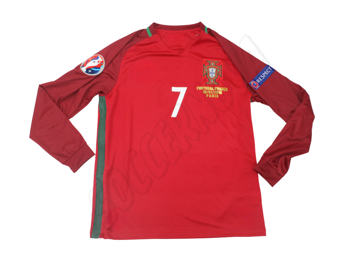 Portugal 2016/17 Euros Final Camiseta de local de manga larga
