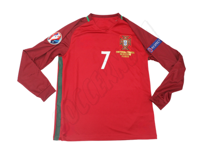Portugal 2016/17 Euros Final Camiseta de local de manga larga